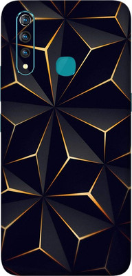BUGGU Vivo Z1 Pro, vivo z1 pro Mobile Skin(Ultra Super Black Abstract Shape Skin With High Matte Finish., Mobile Skin (Back+Side+Camera))