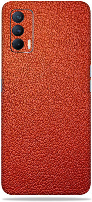 LAMHA Realme X7 Mobile Skin(Ultra Super Red Leather With High Matte Finish.)