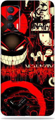 Jeeva Creation Realme X7, real me x 7 Mobile Skin(Ultra Super Red Graffiti Skin With High Matte Finish.)