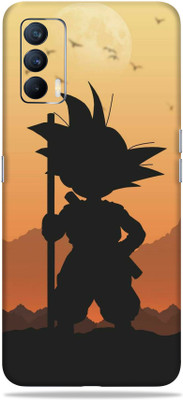 LAMHA Realme X7 Mobile Skin(Ultra Super Goku Sunset With High Matte Finish.)