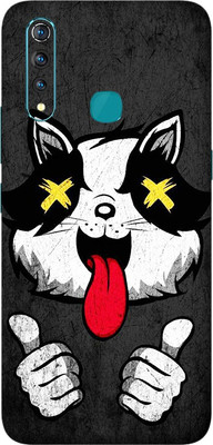 AsSkin Vivo Z1 Pro, vivo z1pro Mobile Skin(Ultra Super Crazy Cat With High Matte Finish.Skin..)