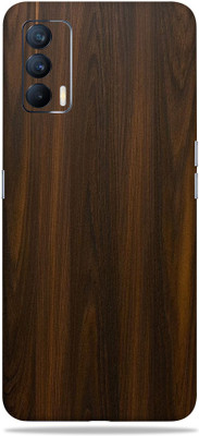 BugguSkin REALME X7, realme x7, Realme X7 Mobile Skin(Ultra Super Mahogany Wood Skin With High Mattte Finish.)