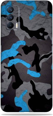 LAMHA Realme X7 Mobile Skin(Ultra Super Camouflage Military Blue With High Matte Finish.)