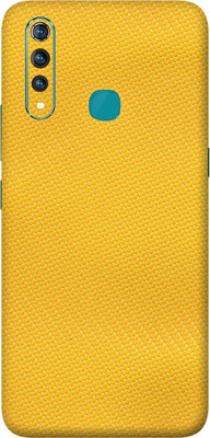 BugguSkin vivo Z1Pro, Vivo Z1 Pro Mobile Skin(Ultra Super Yellow Carbon Fiber Skin With High Mattte Finish.)