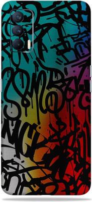 LAMHA Realme X7 Mobile Skin(Ultra Super Graffiti Text With High Matte Finish.)