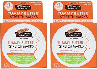 PALMER'S Tummy Butter with Cocoa and Vitamin E for Stretch Marks (125gm)(Pack of 2)(250 g)