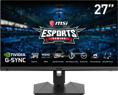 MSI Optix 27 inch WQHD IPS Panel Gaming Monitor (Optix MAG274QRF QD)