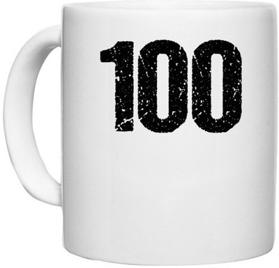 UDNAG White Ceramic Coffee / Tea 'Emmergency | 100' Perfect for Gifting [330ml] Ceramic Coffee Mug(330 ml)