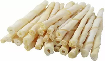 Slatters Be Royal Store White Twisted Chew Sticks for Dog of 500GM Vegetable Dog & Cat Chew(500 g, Pack of 1)