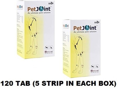 Pet Care Petjoint An Ultimate Joint Solution For Dog's 120 TAB BY FIFOZONE Pet Health Supplements(120 Pieces)