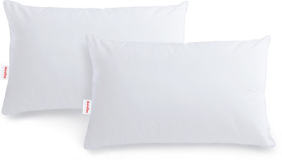 duroflex SNUGGLEDUAL Microfibre Solid Sleeping Pillow Pack of 2(White)