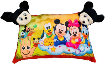 SWASTIKTEXTILES Microfibre Baby Pillow Pack of 1 Toons & Characters(Multicolor)