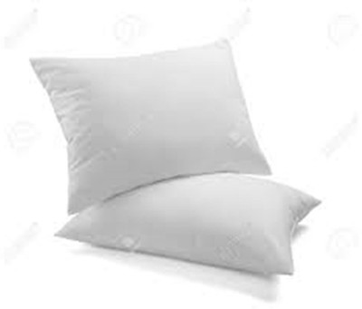 SANJU BROTHER LUXORY Microfibre Solid Sleeping Pillow Pack of 2(White)