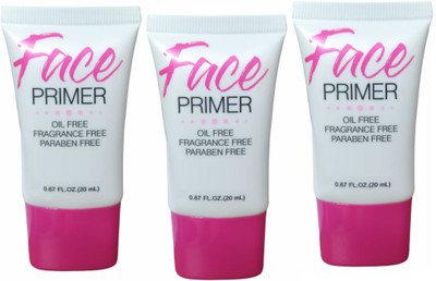 Emijun Matte face make up base primer Pore blur primer oil free matte primer pack of 3 Primer  - 60 ml(Transparent)