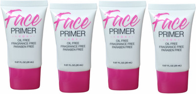 tanvi27 FACE MAKEUP PRIMER GEL WATER PROOF COMBO OF 4 Primer  - 80 ml(Transparent)