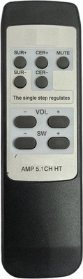 Ehop Remote Control Compatible for Home Theater 4000 INTEX Remote Controller(Black)