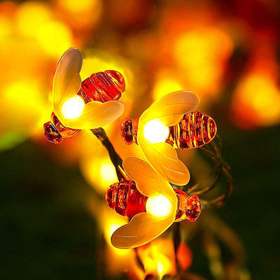 WunderVoX 16 LEDs 2.43 m Orange Steady String Rice Lights(Pack of 1)