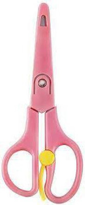grethe Child Safety Craft Stainless Steel Stationery Scissors 4.5 inch Scissors(Set of 1, Multicolor)