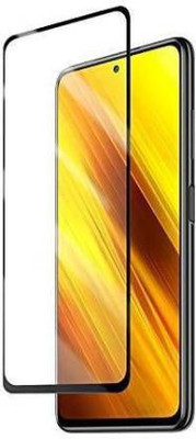 kentop Edge To Edge Tempered Glass for Mi Xiaomi poco x3(Pack of 1)