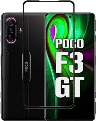 kentop Edge To Edge Tempered Glass for Mi Xiaomi Poco F3 GT(Pack of 1)