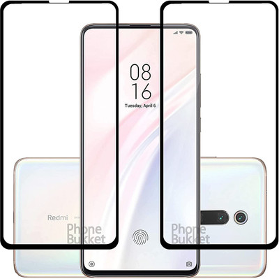NIMMIKA ENTERPRISES Edge To Edge Tempered Glass for Mi K20 Pro D+ Tempered Glass(Pack of 2)