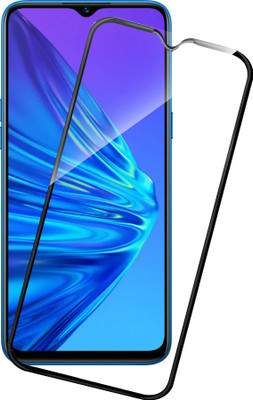 HUPSHY Edge To Edge Tempered Glass for realme 5(Pack of 1)