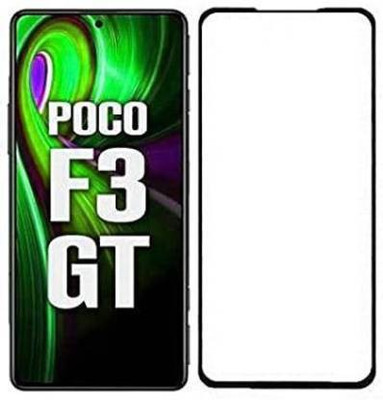 kentop Edge To Edge Tempered Glass for Poco F3 GT(Pack of 1)