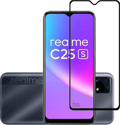 Rathote Collection Edge To Edge Tempered Glass for Realme C25(Pack of 1)