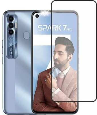 GORILLA FIVE Edge To Edge Tempered Glass for Tecno Spark 7 Pro(Pack of 1)
