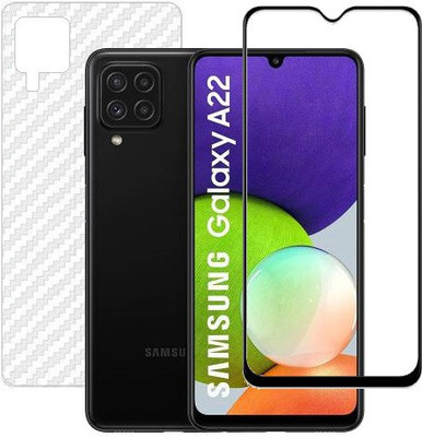 HOBBYTRONICS Front and Back Screen Guard for Samsung Galaxy A22 (4G)(Pack of 1)