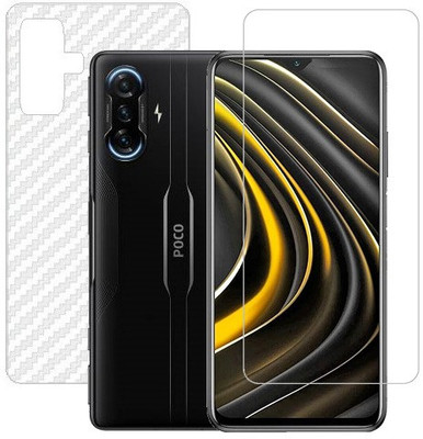 HOBBYTRONICS Front and Back Screen Guard for Poco F3 GT(Pack of 1)