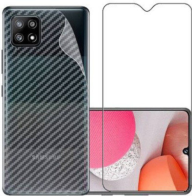 HOBBYTRONICS Front and Back Screen Guard for Samsung Galaxy A22 (4G)(Pack of 1)