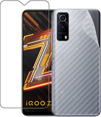 HOBBYTRONICS Front and Back Screen Guard for IQOO Z3(Pack of 1)