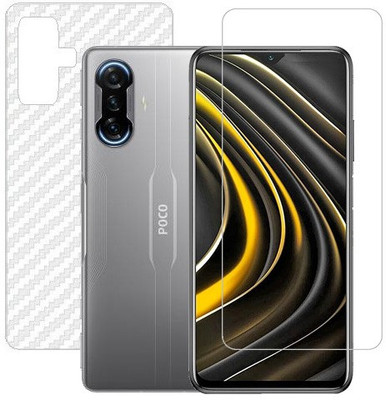 HOBBYTRONICS Front and Back Screen Guard for Poco F3 GT(Pack of 1)