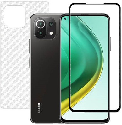 HOBBYTRONICS Front and Back Screen Guard for Xiaomi Mi 11 Lite(Pack of 1)