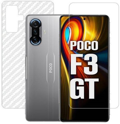 HOBBYTRONICS Front and Back Screen Guard for Poco F3 GT(Pack of 1)