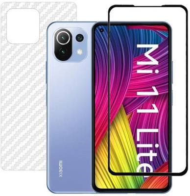 HOBBYTRONICS Front and Back Screen Guard for Xiaomi Mi 11 Lite(Pack of 1)