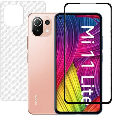 HOBBYTRONICS Front and Back Screen Guard for Xiaomi Mi 11 Lite(Pack of 1)