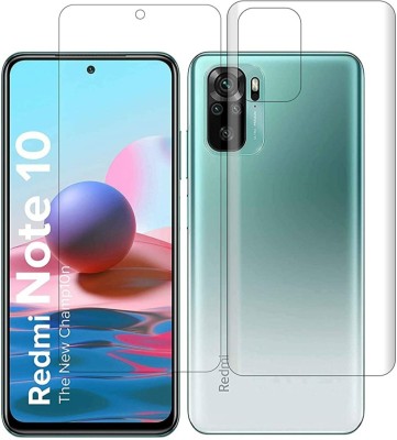 unique seller Front and Back Screen Guard for Redmi Note 10(Pack of 3)
