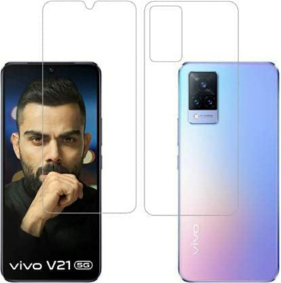 unique seller Front and Back Screen Guard for Vivo V21(Pack of 3)