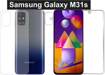 VERGLAS Front and Back Screen Guard for Samsung Galaxy M31s(Pack of 3)