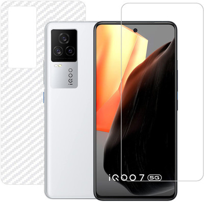 HOBBYTRONICS Front and Back Screen Guard for IQOO 7 LEGEND(Pack of 1)