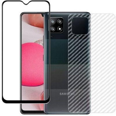HOBBYTRONICS Front and Back Screen Guard for Samsung Galaxy A22 (4G)(Pack of 1)