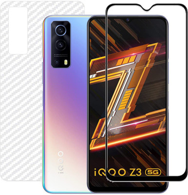 HOBBYTRONICS Front and Back Screen Guard for IQOO Z3(Pack of 1)