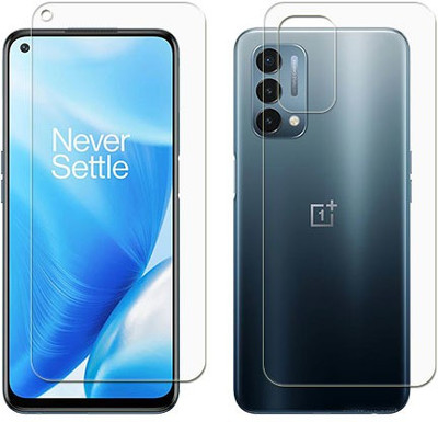 SOMTONE Front and Back Tempered Glass for OnePlus Nord N200 5G(Pack of 1)