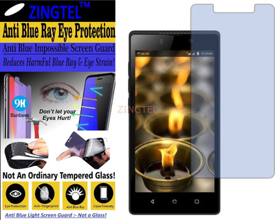 ZINGTEL Impossible Screen Guard for JIO LYF F8 (Impossible UV AntiBlue Light)(Pack of 1)
