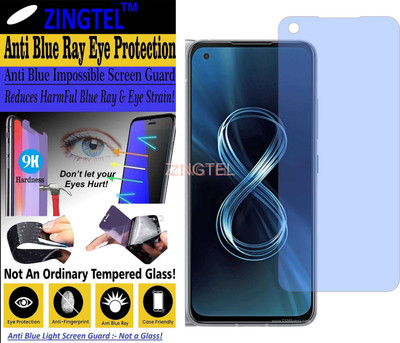 ZINGTEL Impossible Screen Guard for ASUS ZENFONE 8 (Impossible UV AntiBlue Light)(Pack of 1)
