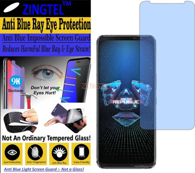 ZINGTEL Impossible Screen Guard for ROG PHONE 5 (Impossible UV AntiBlue Light)(Pack of 1)