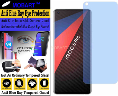 MOBART Impossible Screen Guard for VIVO IQOO 5 PRO 5G (Impossible UV AntiBlue Light)(Pack of 1)