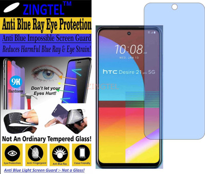 ZINGTEL Impossible Screen Guard for HTC DESIRE 21 PRO 5G (Impossible UV AntiBlue Light)(Pack of 1)
